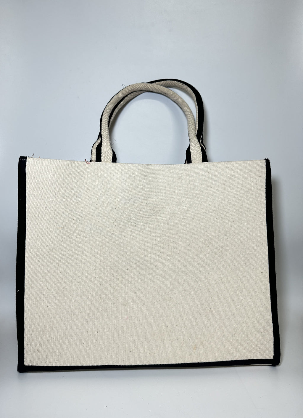 PRETTY LEAFS Hand-Beaded Canvas Tote Bag