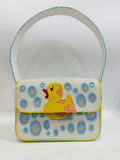 Hand-Beaded Rubber Duckie Shoulder Bag